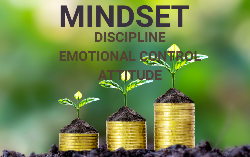 Illustration of growth mindset, emphasizing discipline, emotional control and positive attitude