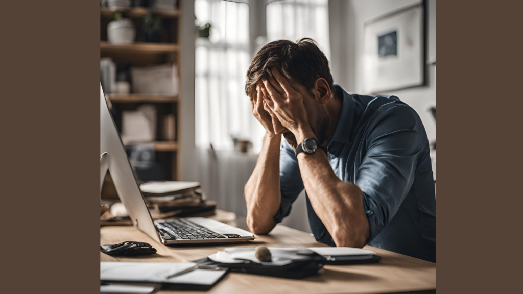 person facing emotions while trading